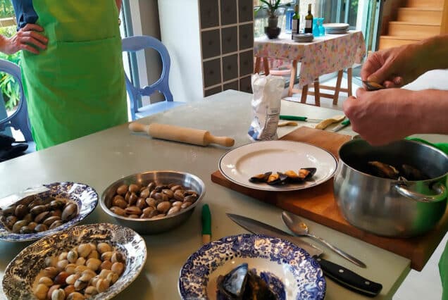 Cocinando en el Salnés