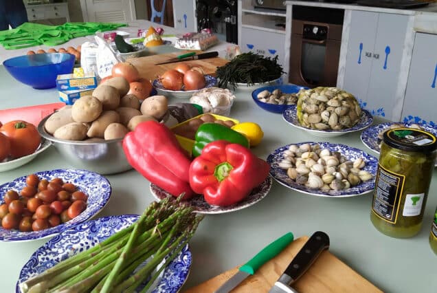 Cocinando en el Salnés